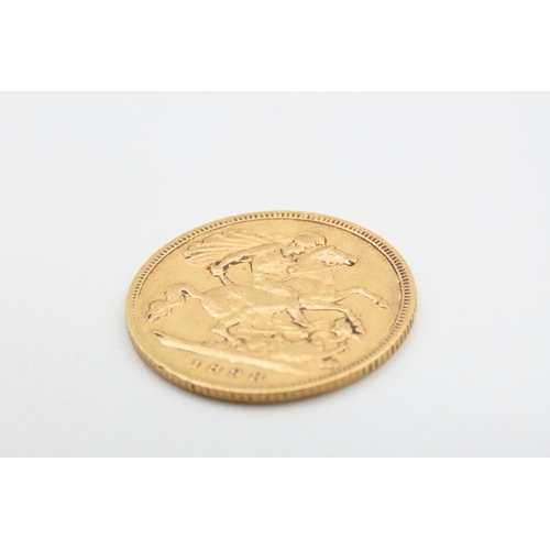 37 - Gold Half Sovereign Dated 1898