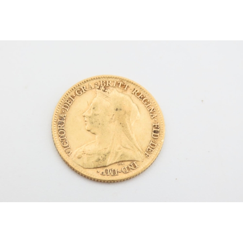38 - Gold Half Sovereign Dated 1898