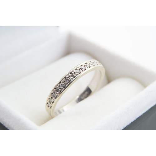 85 - Three Stone Diamond Ring Platinum Set Mounted on 18 Carat Yellow Gold Band Ring Size O