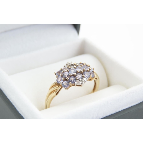 87 - Goldsmiths 18 Carat White Gold Diamond Set Ladies Ring Size N Attractively Detailed with Original Pr... 