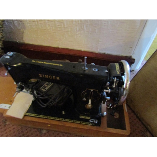 109 - Singer Sewing Machine Electrified Working Order with Carry Case