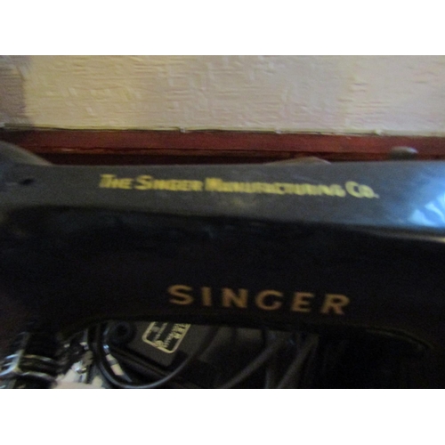 109 - Singer Sewing Machine Electrified Working Order with Carry Case