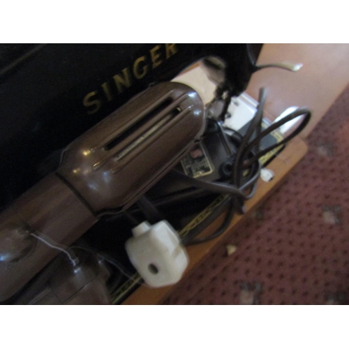 109 - Singer Sewing Machine Electrified Working Order with Carry Case