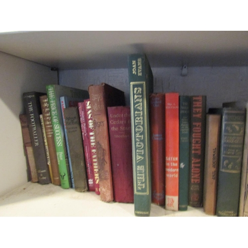 111 - Two Shelves of Various Antiquarian Books Quantity As Photographed