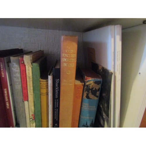 111 - Two Shelves of Various Antiquarian Books Quantity As Photographed