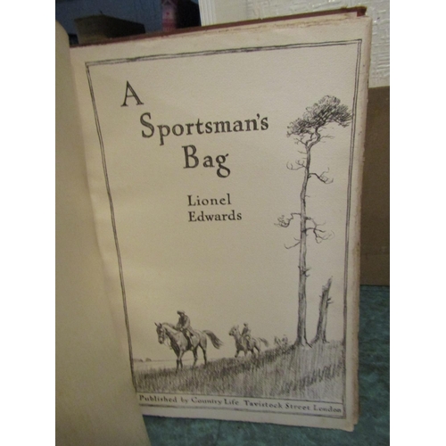 113 - Lionel Edwards 'A Sportsman's Bag' Large Folio Edition Various Prints contained within