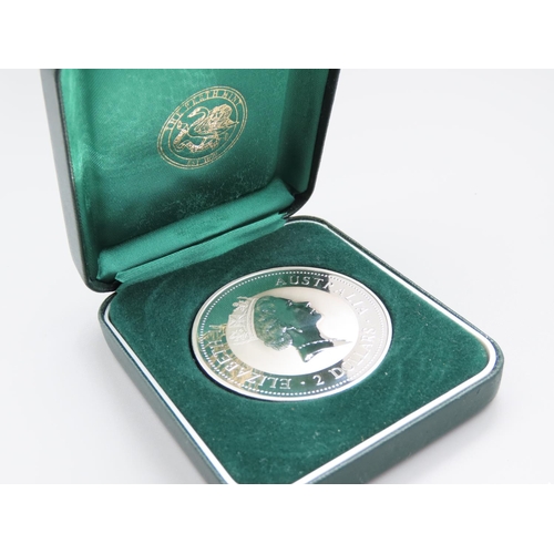 1305 - Australian Silver 2oz Silver Coin .999 Purity Dated 1994 contained within Presentation Box