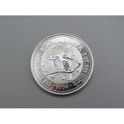 1305 - Australian Silver 2oz Silver Coin .999 Purity Dated 1994 contained within Presentation Box