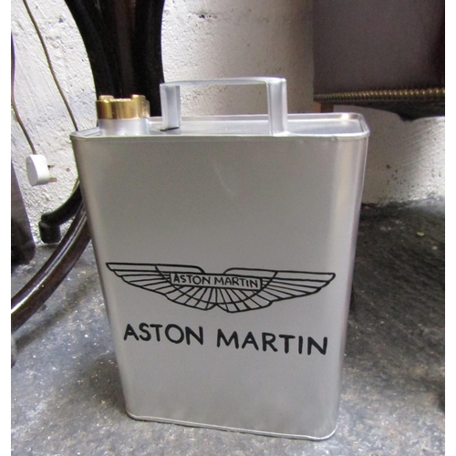 441 - Aston Martin Jerry Can with Cast Brass Screw Top Cover Approximately 14 Inches High