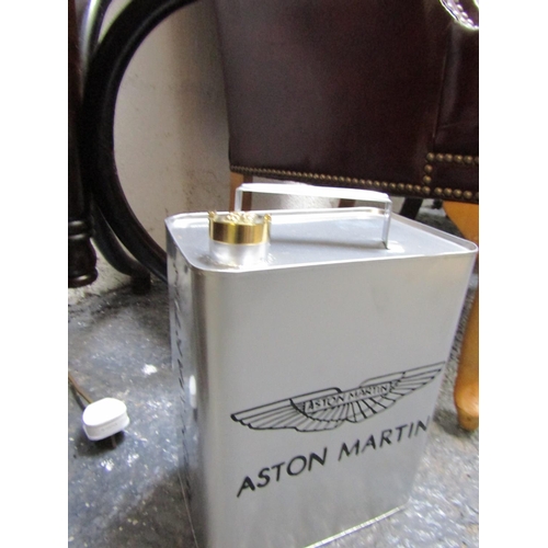 441 - Aston Martin Jerry Can with Cast Brass Screw Top Cover Approximately 14 Inches High