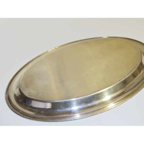 694 - Silver Over Form Table Dish Approximately 8 Inches Wide