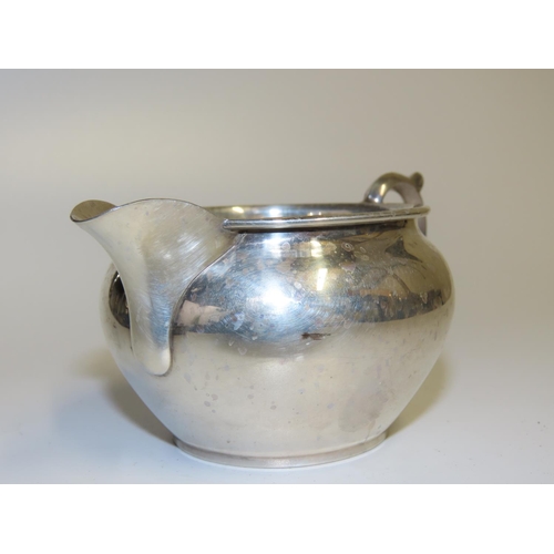 717 - Matching Silver Milk Jug Globe Form