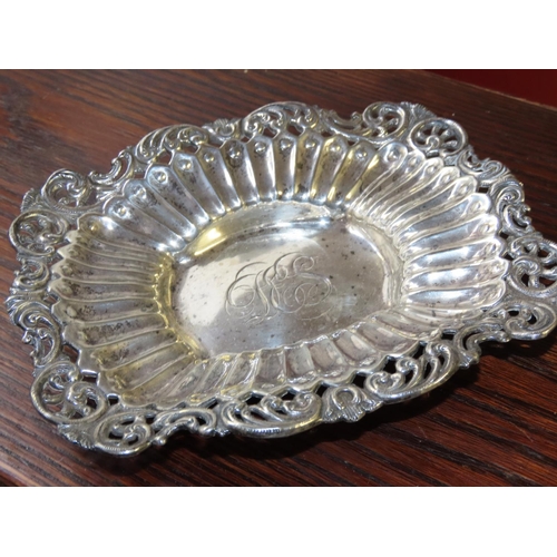 768 - Silver Table Dish Shaped Form