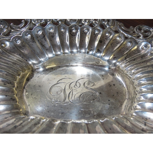 768 - Silver Table Dish Shaped Form