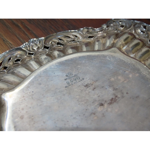 768 - Silver Table Dish Shaped Form