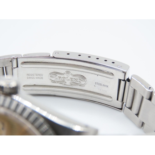 11 - Rolex Oyster Perpetual Datejust Gentlemans Wristwatch Working Order Original Bracelet etc Overall Go... 