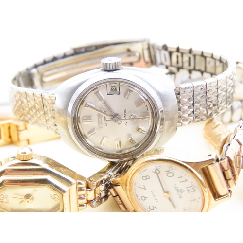 170 - Five Various Vintage Ladies Watches Four Gold Filled