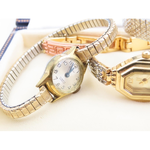 170 - Five Various Vintage Ladies Watches Four Gold Filled