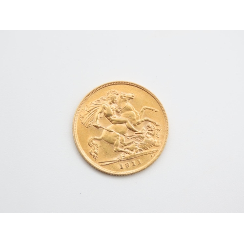 207 - Gold Half Sovereign Dated 1911