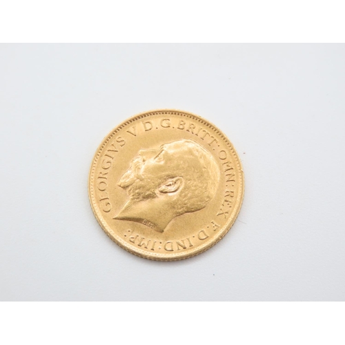 207 - Gold Half Sovereign Dated 1911