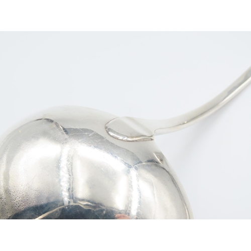 324 - Silver Ladle Restrained Design 30cm Long