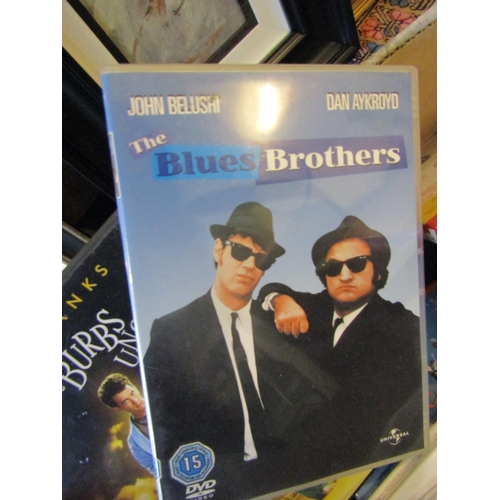 672 - Collection of Various DVDs Classic Movies including Blues Brothers, Edward Scissorhands and Others C... 