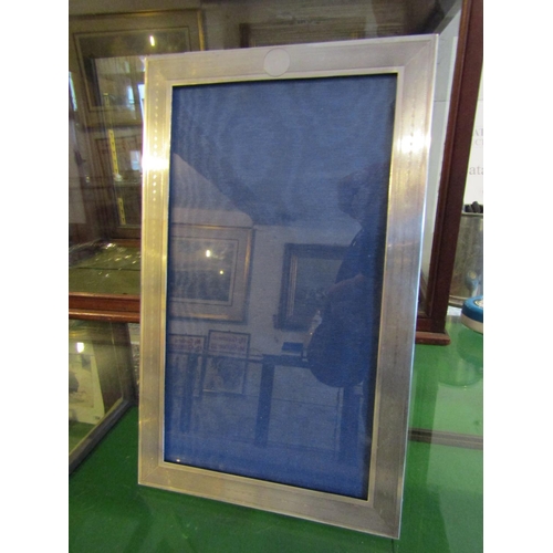 684 - Edwardian Silver Photograph Frame Rectangular Form Approximately 12 Inches High x 7 Inches Wide