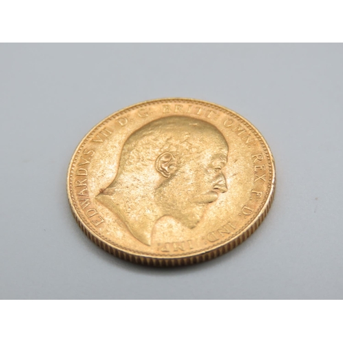 88 - Full Gold Sovereign Dated 1907