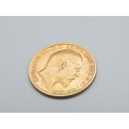 91 - Full Gold Sovereign Dated 1907