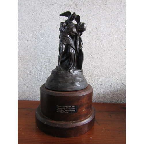 Oliver Sheppard Sculpture The Death of Cu Chulainn Bronze 1916