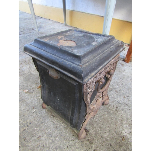 1466 - Victorian Metal Coal Companion Fall Front Ormolu Mounts Approximately 12 Inches Wide x 20 Inches Hig... 