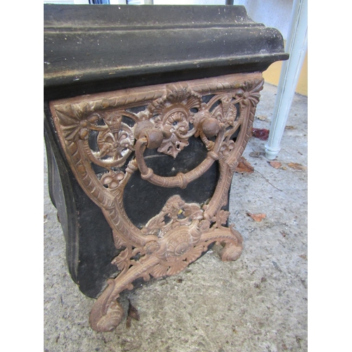 1466 - Victorian Metal Coal Companion Fall Front Ormolu Mounts Approximately 12 Inches Wide x 20 Inches Hig... 