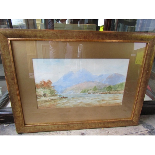 1749 - Alexander Williams 1800-1886 RHA Rough Weather Killarney Watercolour 8 Inches High x 16 Inches Wide ... 