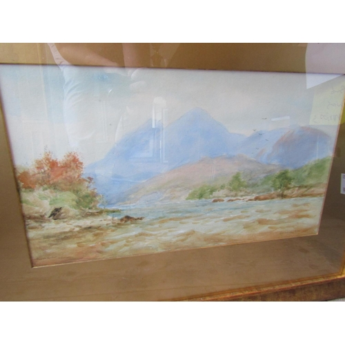 1749 - Alexander Williams 1800-1886 RHA Rough Weather Killarney Watercolour 8 Inches High x 16 Inches Wide ... 