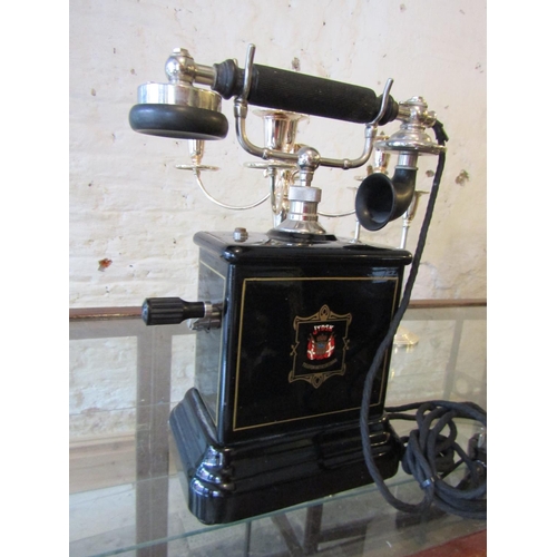 1758 - Edwardian Telephone Complete Good Original Condition