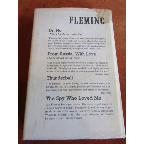 1765 - Ian Fleming James Bond First Edition Published 1965 On Her Majesties Secret Service Original Dust Ja... 