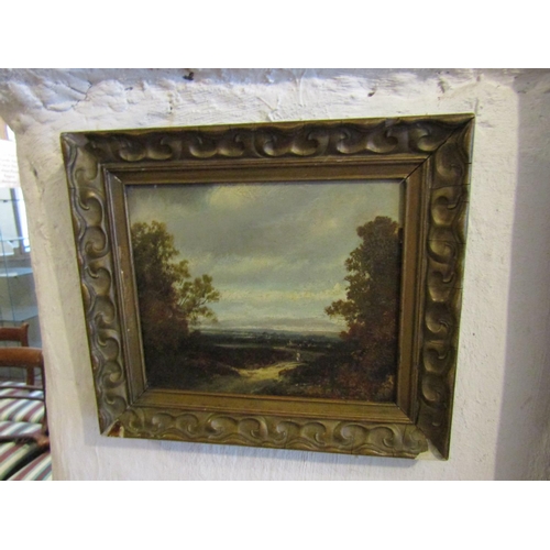 1767 - Victorian School Landscape Norwich School Oil on Canvas Approximately 10 Inches High x 12 Inches Wid... 