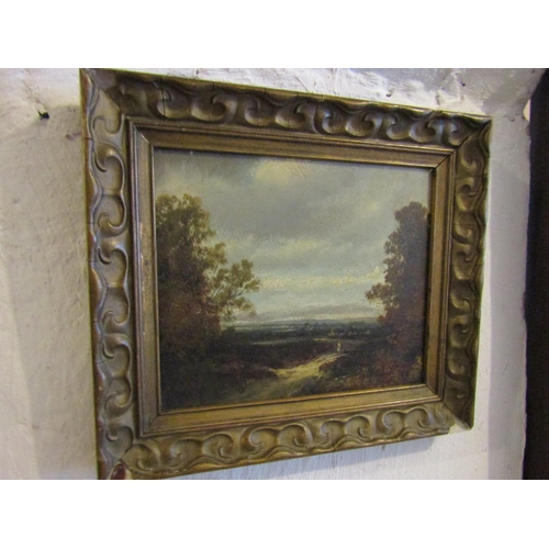 1767 - Victorian School Landscape Norwich School Oil on Canvas Approximately 10 Inches High x 12 Inches Wid... 