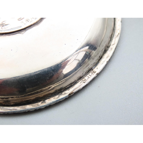 1769 - Silver Pin Dish with Inset Coin Dated 1907