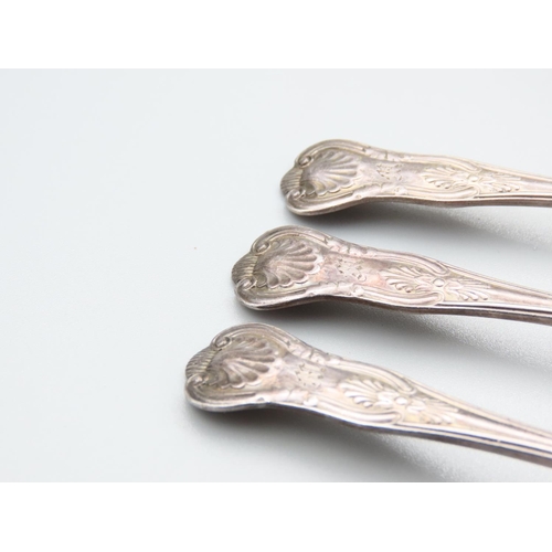 1772 - Three Silver Dessert Spoons Kings Pattern