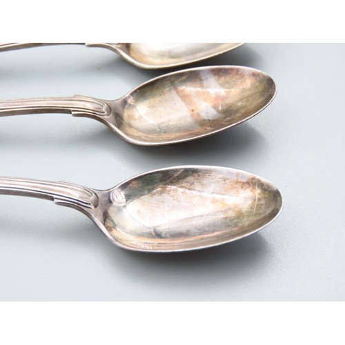 1772 - Three Silver Dessert Spoons Kings Pattern