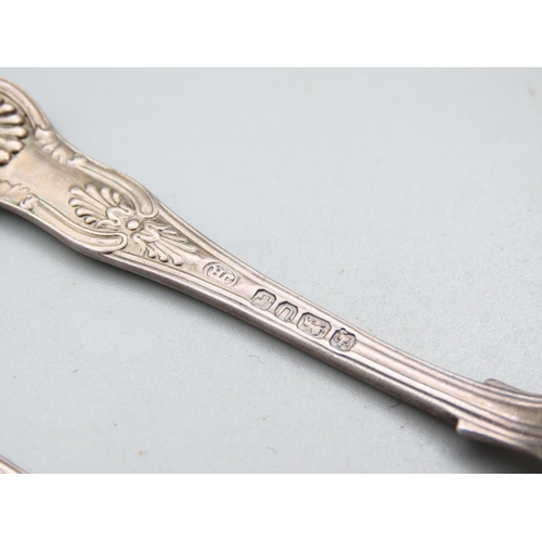 1772 - Three Silver Dessert Spoons Kings Pattern