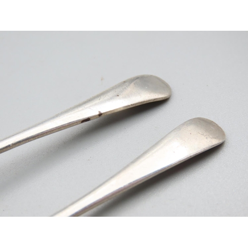 1774 - Pair of Silver Dessert Spoons