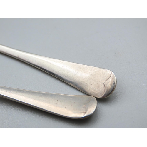 1774 - Pair of Silver Dessert Spoons