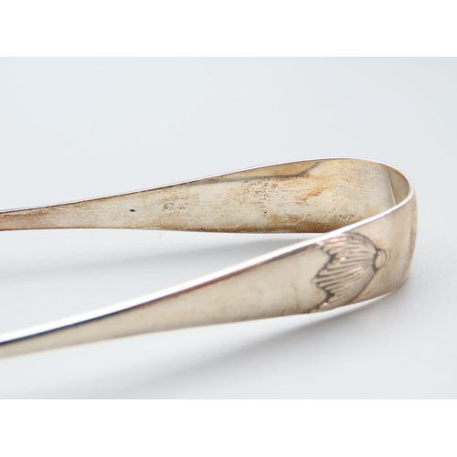 1776 - Pair of Silver Sugar Thongs