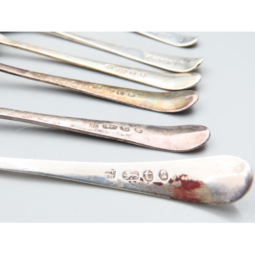 1786 - Six Silver Teaspoons