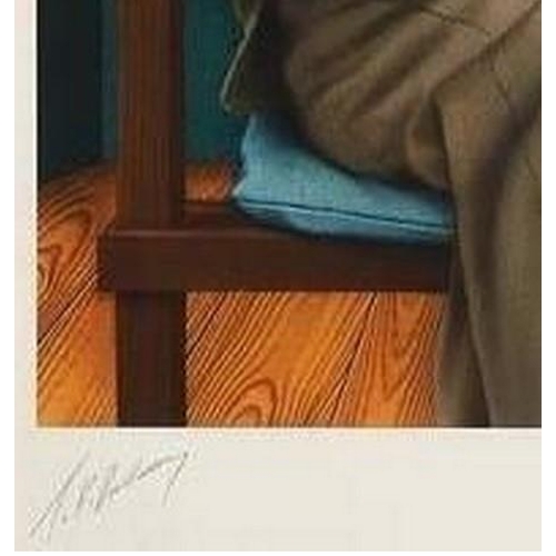 1790 - Robert Ballagh Portrait of JP Donleavy Fine Art Lithograph Signed by Both Artist and Sitter Approxim... 