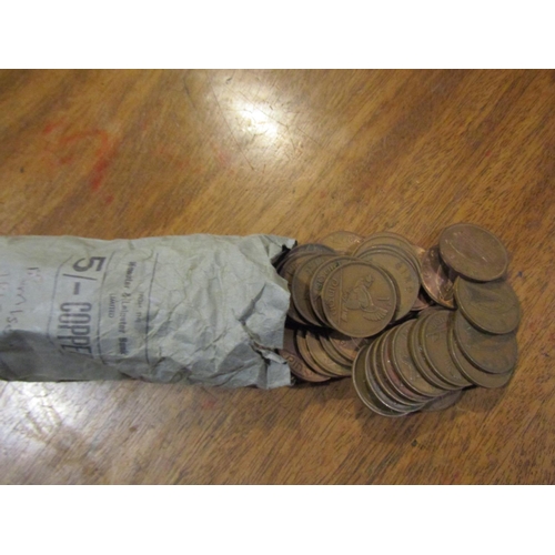 1854 - Bag of Miscellaneous Irish Coinage Quantity as Photographed