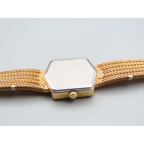 203 - Bucherer of Paris Ladies Wristwatch Gold Filled Attractively Detailed Original Box and Papers Presen... 