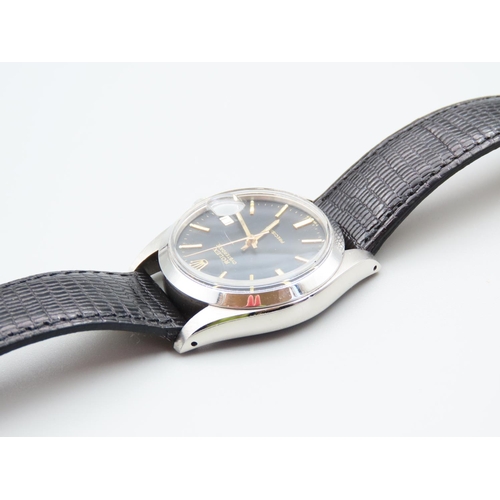 213 - Rolex Gentleman's Oysterdate Wristwatch Midnight Dial with Gold Baton Decoration Precision Movement ... 
